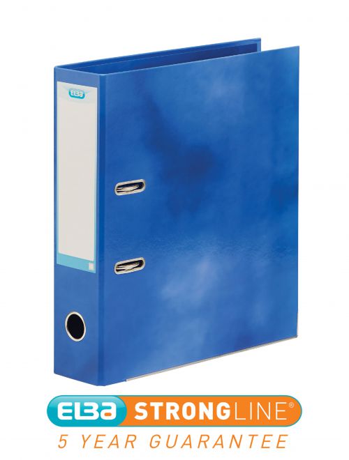 Elba Classy Lever Arch File A4 70mm Spine Cloudy Blue