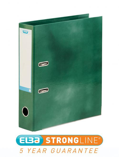 Elba Classy Lever Arch File A4 70mm Spine Cloudy Green