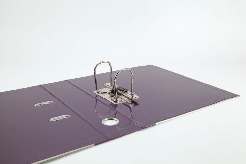400021021 Elba Classy Lever Arch File A4 70mm Spine Metallic Purple