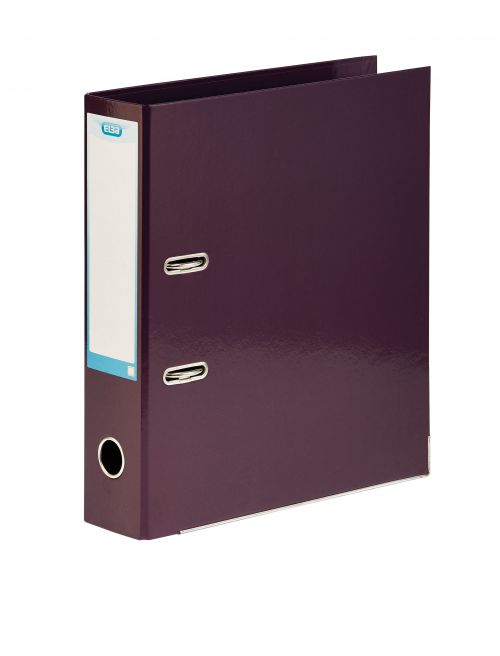 Elba Classy 70mm Lever Arch File A4 Metallic Purple 400107440