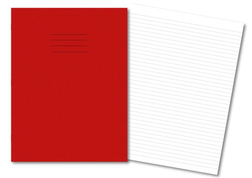 Hamelin Exercise Book A4+ 8mm Ruled 80 Pages/40 Sheets Red Pack 45