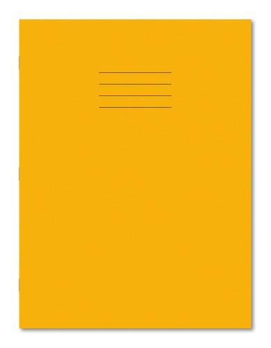 Hamelin Exercise Book A4+ 8mm Ruled and Margin 80 Pages/40 Sheets Yellow 45 Per Carton