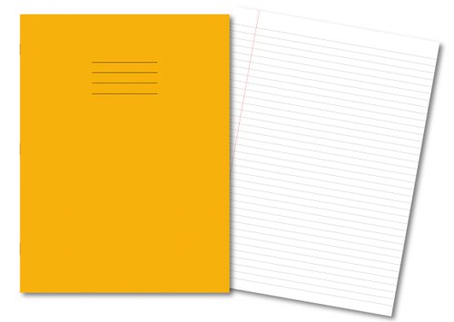 Hamelin Exercise Book A4+ 8mm Ruled and Margin 80 Pages/40 Sheets Yellow Pack 45