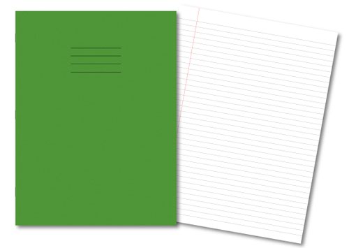 Hamelin Exercise Book A4+ 8mm Ruled and Margin 80 Pages/40 Sheets Light Green Pack 45