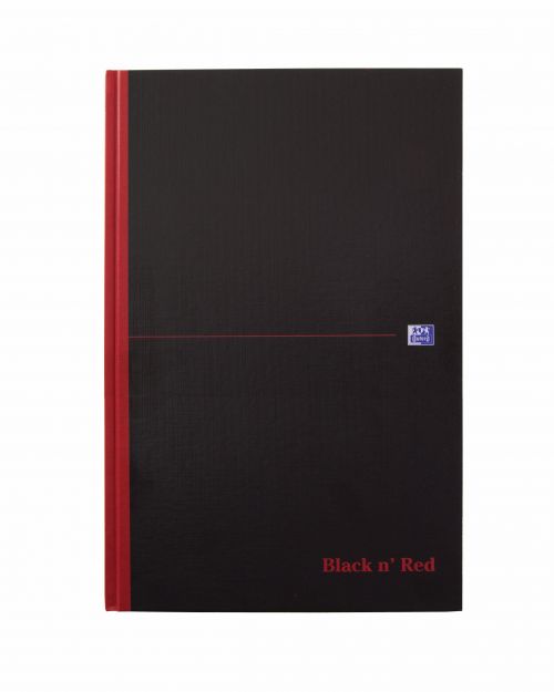 Black n Red Casebound Book B5 192pg Ruled 400082917 [Pack 5]