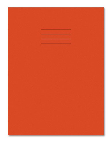 Hamelin Exercise Book A4+ 5mm Squared 80 Pages/40 Sheets Orange Pack 45