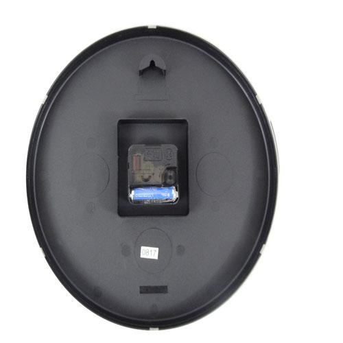 Unilux Pop Battery Clock Black 400094281