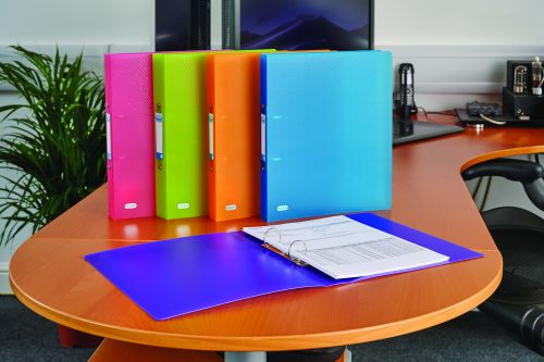 Elba Ring Binder 25mm Capacity A4 Blue 400104456