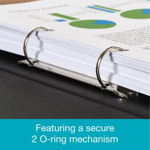 Elba Ring Binder Laminated Gloss Finish 2 O-Ring 25mm Size A4+ Green Ref 400107355 104186 Buy online at Office 5Star or contact us Tel 01594 810081 for assistance