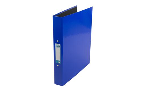 Elba Ring Binder A4 Laminated Paper On Board 30mm Spine 25mm Capacity 2 O-Ring Blue 400107358