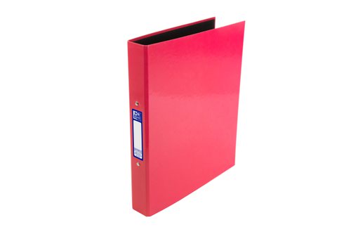 Oxford Ring Binder A4+ 20mm Capacity 40mm Spine 2 O-Ring Gloss Pink