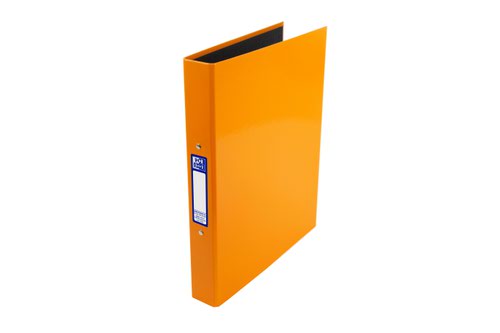 Oxford Ring Binder A4+ 20mm Capacity 40mm Spine 2 O-Ring Gloss Orange
