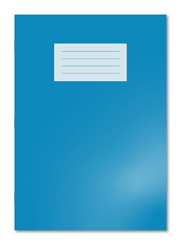 Oxford Exercise Book A4 10mm Squared and Margin 80 Pages/40 Sheets Light Blue 50 Per Carton