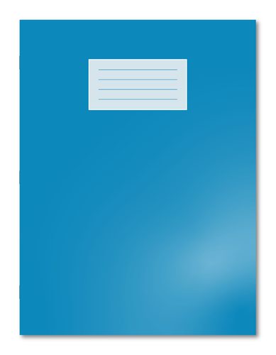 Oxford Exercise Book A4+ 8mm Ruled and Margin 80 Pages/40 Sheets Light Blue 45 Per Carton
