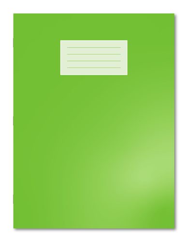 400136256 Oxford Exercise Book A4+ 8mm Ruled and Margin 80 Pages/40 Sheets Light Green 45 Per Carton