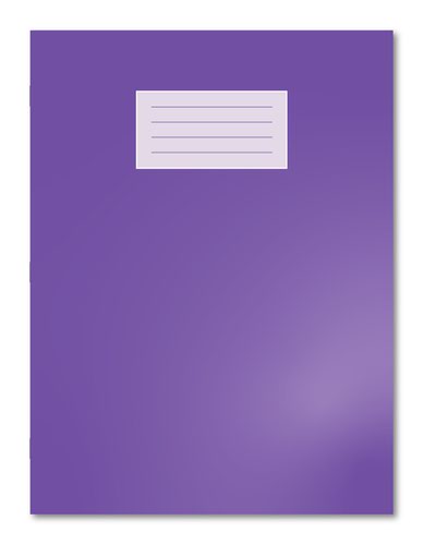 Oxford Exercise Book A4+ 8mm Ruled and Margin 80 Pages/40 Sheets Purple 45 Per Carton
