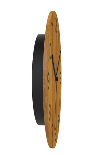 Unilux Palma Bamboo Clock Hamelin
