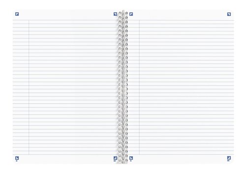 Oxford Touareg Wirebound Notebook Ruled A4 (Pack of 5) 400141848 - JD16349