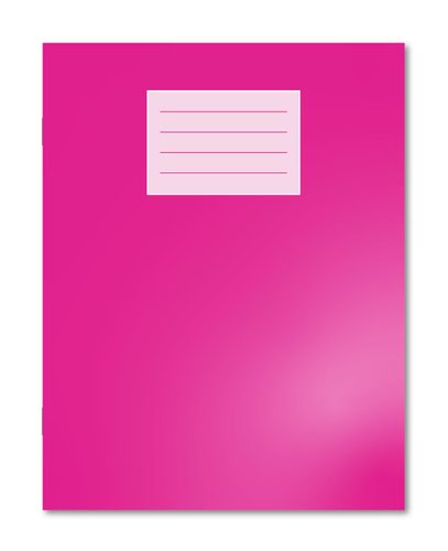 Oxford Exercise Book 229X178mm 8mm Ruled and Margin 80 Pages/40 Sheets Pink 100 Per Carton