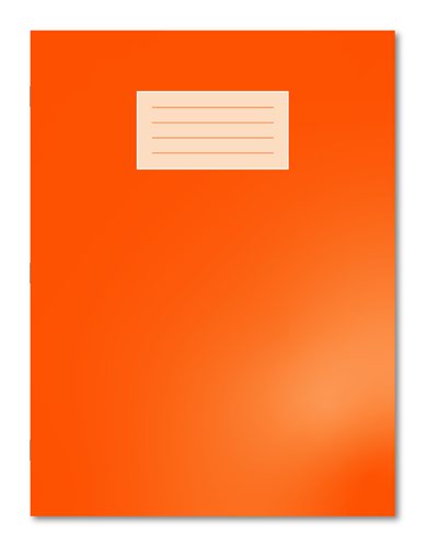 Oxford Exercise Book A4+ 8mm Ruled and Margin 80 Pages/40 Sheets Orange 45 Per Carton