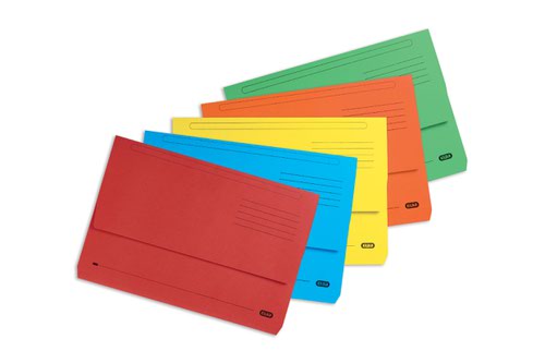 PACK OF 5 FREE P&P Rainbow Polyfile ID Bright Assorted 
