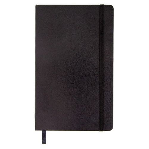 Cambridge A5 (130x210mm) Hardback Casebound Journal Ruled 192 Pages Black