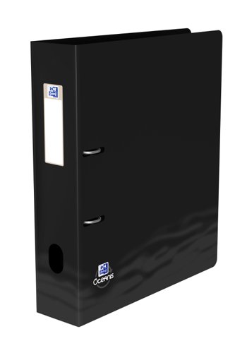 Oxford A4 Oceanis 70mm Lever Arch File Black