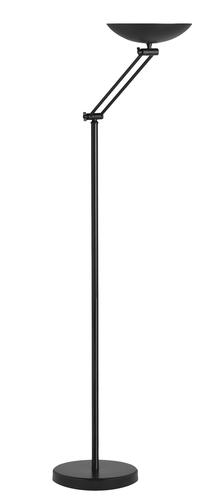 Unilux Dely Articulated LED Floor Lamp 30W 1.8m Black Ref 400095666