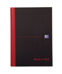 Black n' Red Casebound Hardback A-Z Notebook 192 Pages A5 (Pack of 5) 100080491