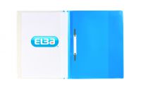 Elba A4+ Report File Capacity 160 Sheets Clear Front A4 Blue Ref 400055037 [Pack 25]