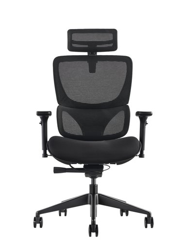 Hood Seating K22 Ergo Operators Project Chair with Head Rest - Fabric Seat