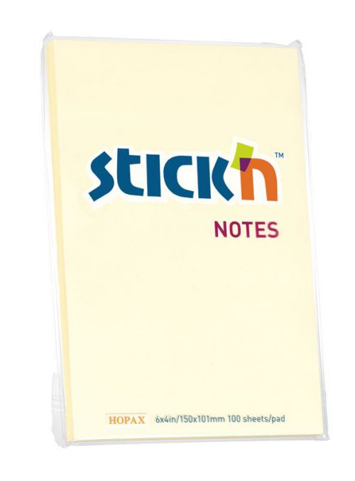 Langstane Repositionable Large Sticky Note Yellow 150x101mm 21014 [Pack 6]