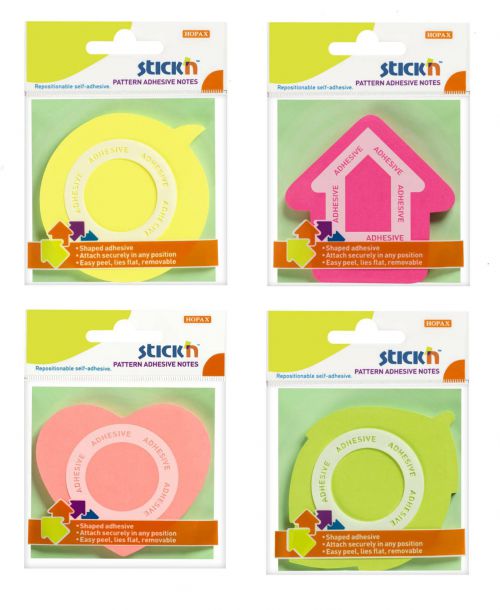 Die Cut Shapes 70x70mm 4 Ast shapes Pk12