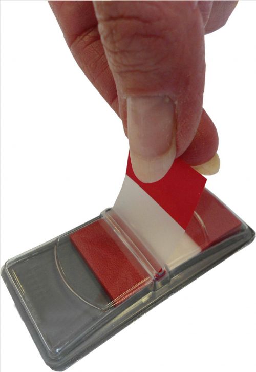 Valuex Pop-Up Flags Page Markers 45x25mm Red (Pack 50) - 26021