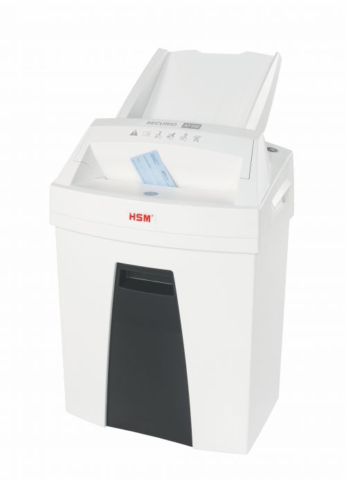 HSM SECURIO AF100 document shredder with automatic paper feed - 4 x 25 mm