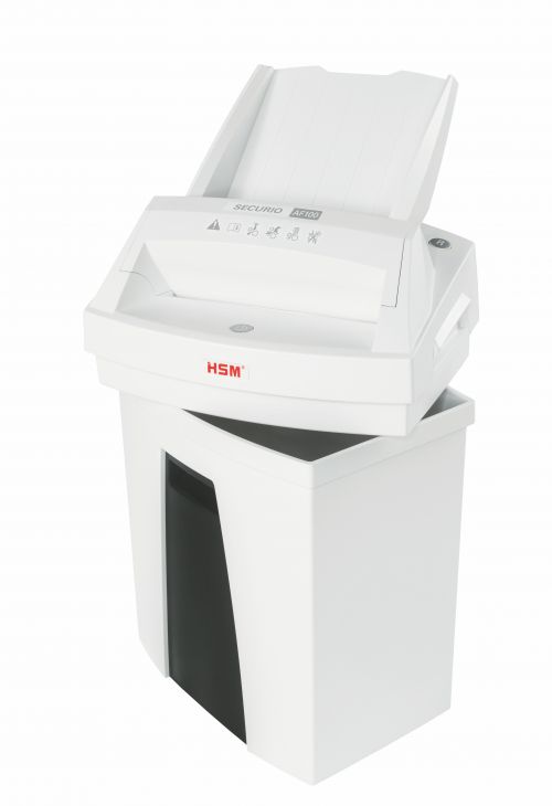 2063811 HSM SECURIO AF100 document shredder with automatic paper feed - 4 x 25 mm