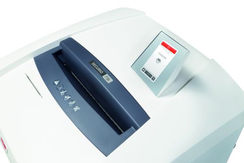 Top class, professional data destruction! This document shredder impresses with its innovative drive and operating concept IntelligentDrive with touch display. Perfect for large working groups of up to fifteen people.