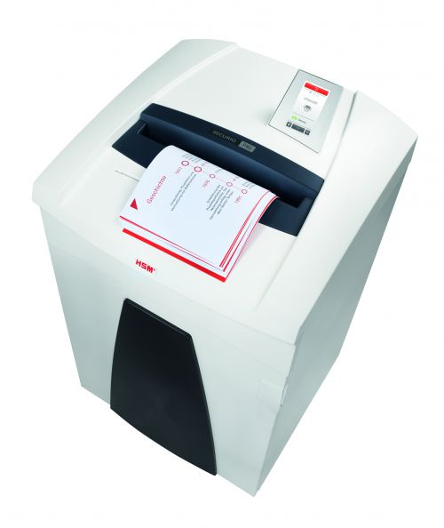 1882121C | Powerful data destruction for a high throughput performance. This document shredder impresses with its innovative drive and operating concept IntelligentDrive with touch display. Perfect for large working groups of up to fifteen people.