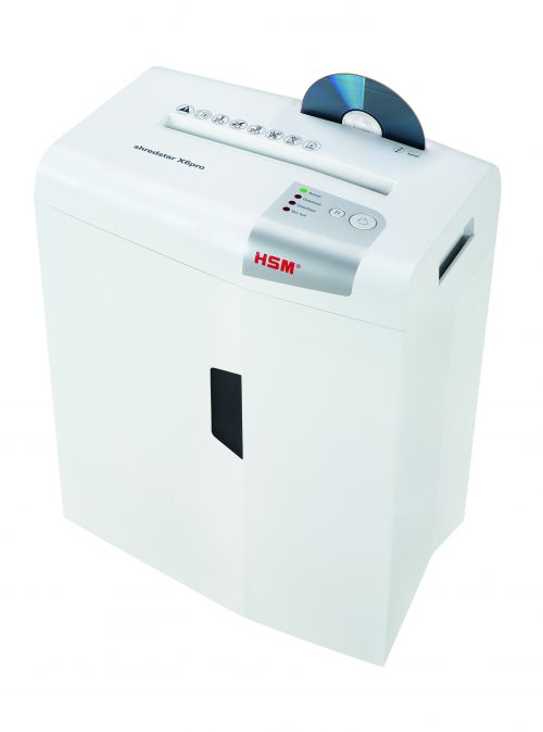 Reliable and user-friendly particle cut document shredder with the highest security level in the shredstar series. With a separate CD cutting unit for use in the workplace.For full details of promotion and to claim visit - www.hsm.eu/voucher-promotion