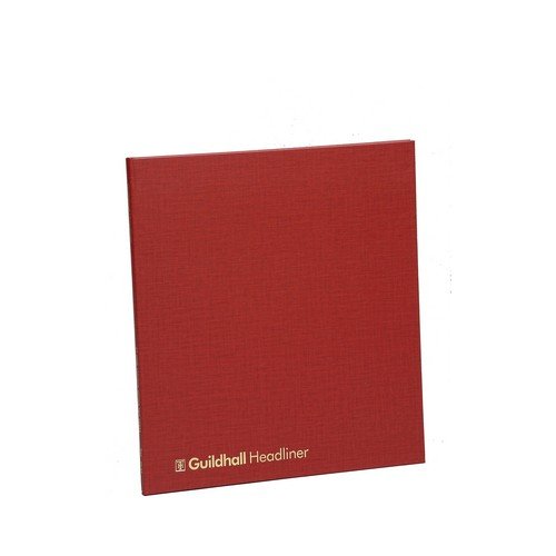 Guildhall Headliner Account Book 48 Series 80 Pages 4 Debit & 12 Credit