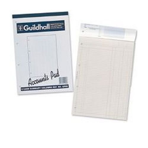 Guildhall Account Pad 8 Cash Column A4