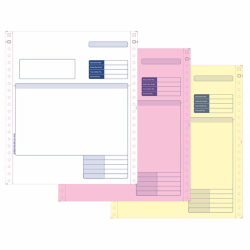 Sage Compatible Invoice 3-Pt Pack 750