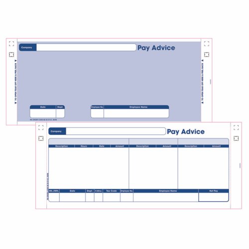 Sage Compat 3-Pt Security Pay Slip