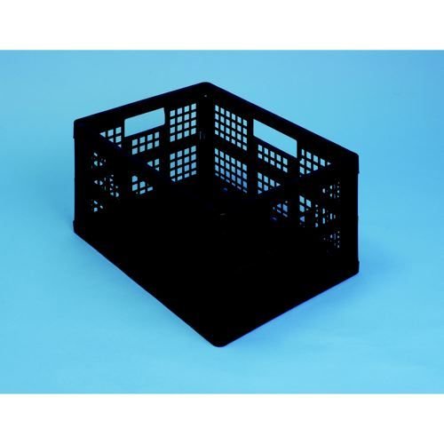 Really Useful 32 Litre Folding Crate Black Pack 3