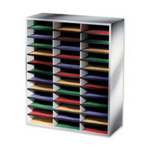 Fellowes Literature Sorter Melamine-laminated Shell 36 Compartments 737x302x881mm