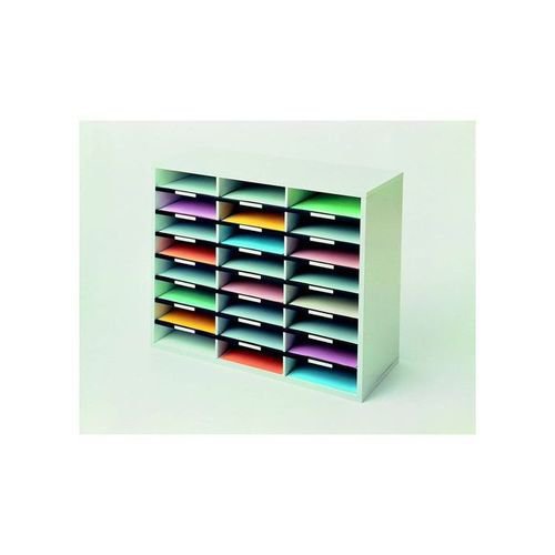 Fellowes Literature Sorter Melamine-laminated Shell 24 Compartments 737x302x594mm