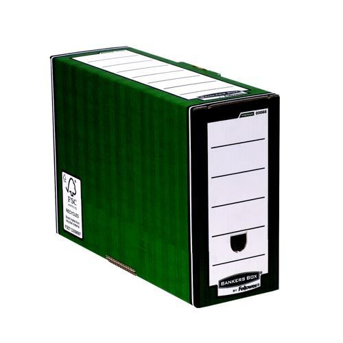 Fellowes Bankers Box Premium Transfer File Green and White