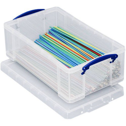 Really Useful 12 Litre Storage Box Plastic Lightweight Robust Stackabl 465w x 270d x 150h Storage Containers AS9263