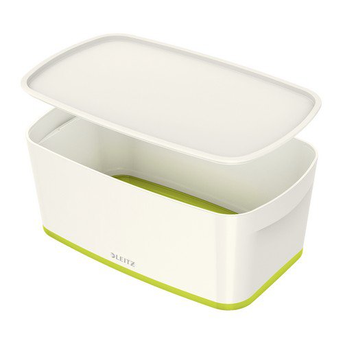 Leitz Mybox Small With Lid White/Green