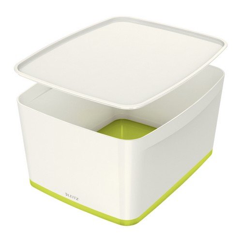 Leitz Mybox Large With Lid White/Green